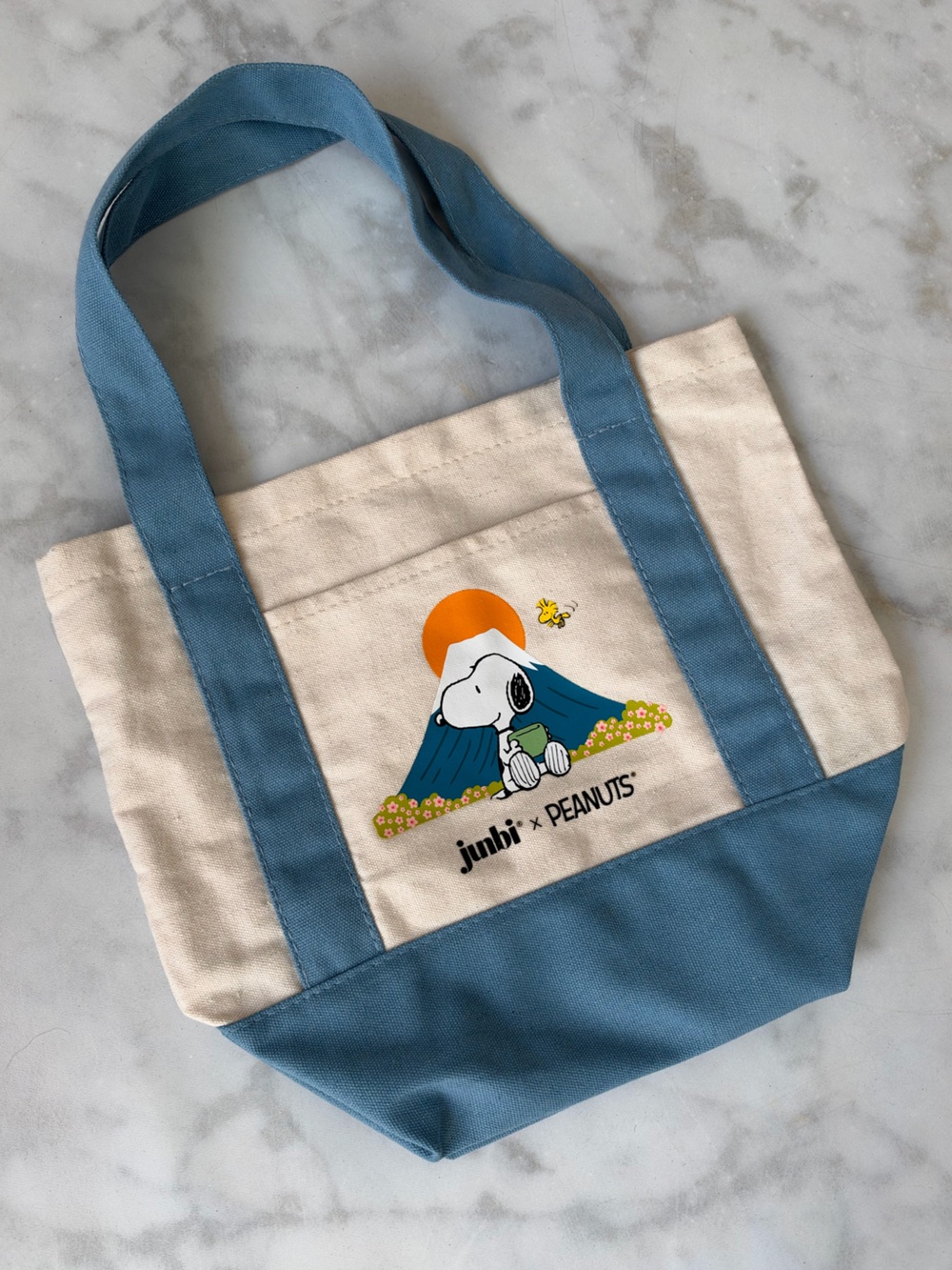 Junbi Hawai’i x Peanuts Collab Small Canvas Tote from Waikiki